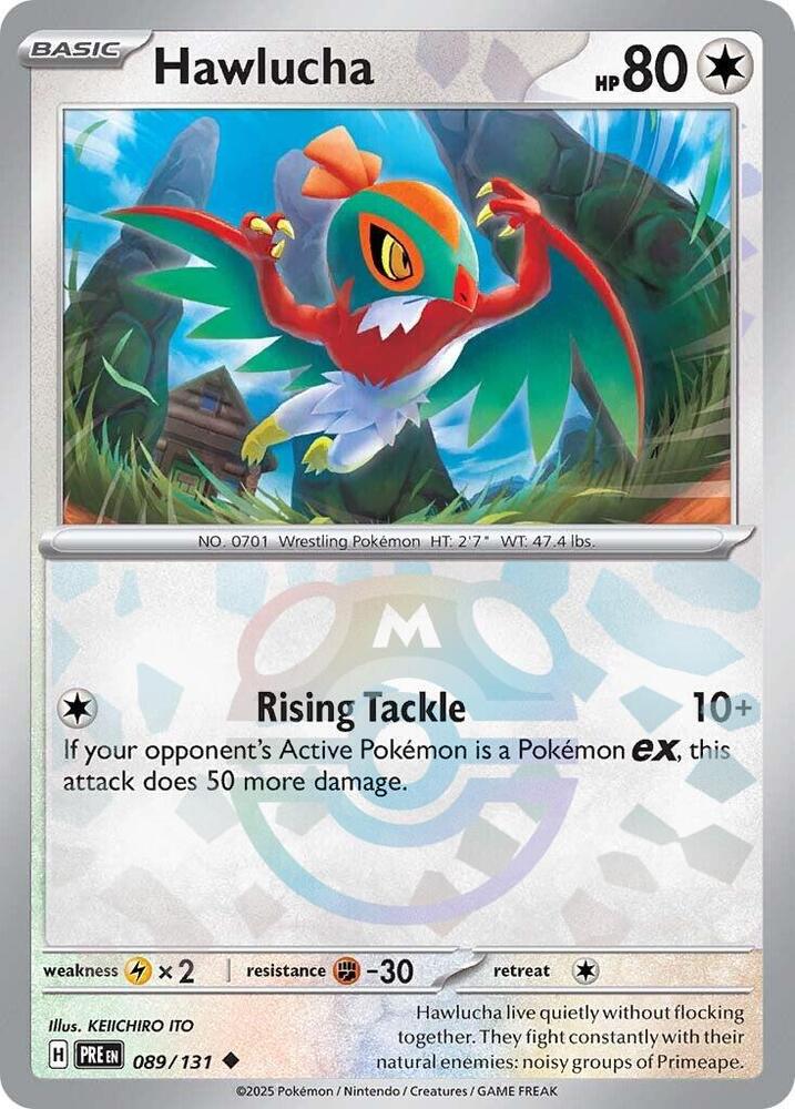 [Reverse Holo - Master Ball] PRE 089/131 Hawlucha U