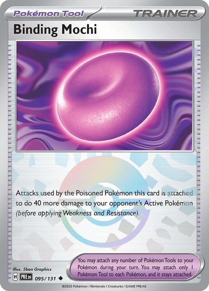 [Reverse Holo - Poke Ball] PRE 095/131 Binding Mochi U