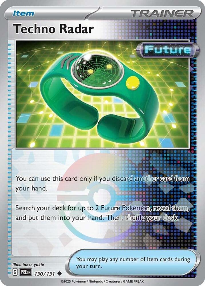 [Reverse Holo - Poke Ball] PRE 130/131 Techno Radar U