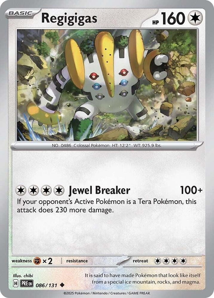 [Reverse Holo] PRE 086/131 Regigigas U
