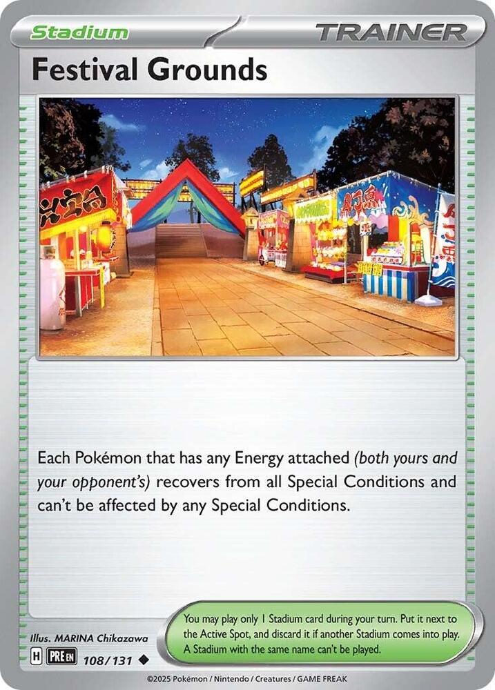 [Reverse Holo] PRE 108/131 Festival Grounds U