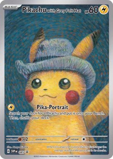 SV-P 85 Pikachu with Grey Felt Hat