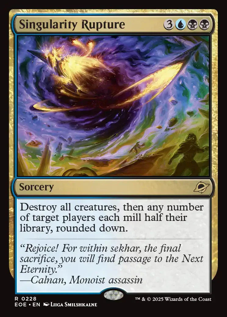 EOE 228 Singularity Rupture R