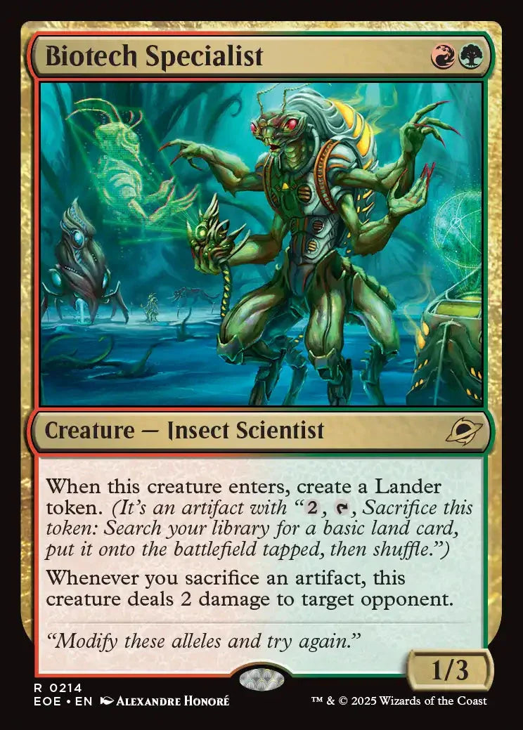 EOE 214 Biotech Specialist R