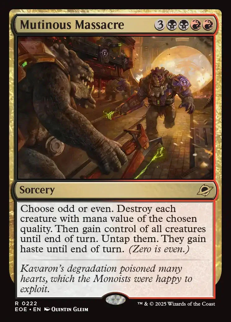 EOE 222 Mutinous Massacre R
