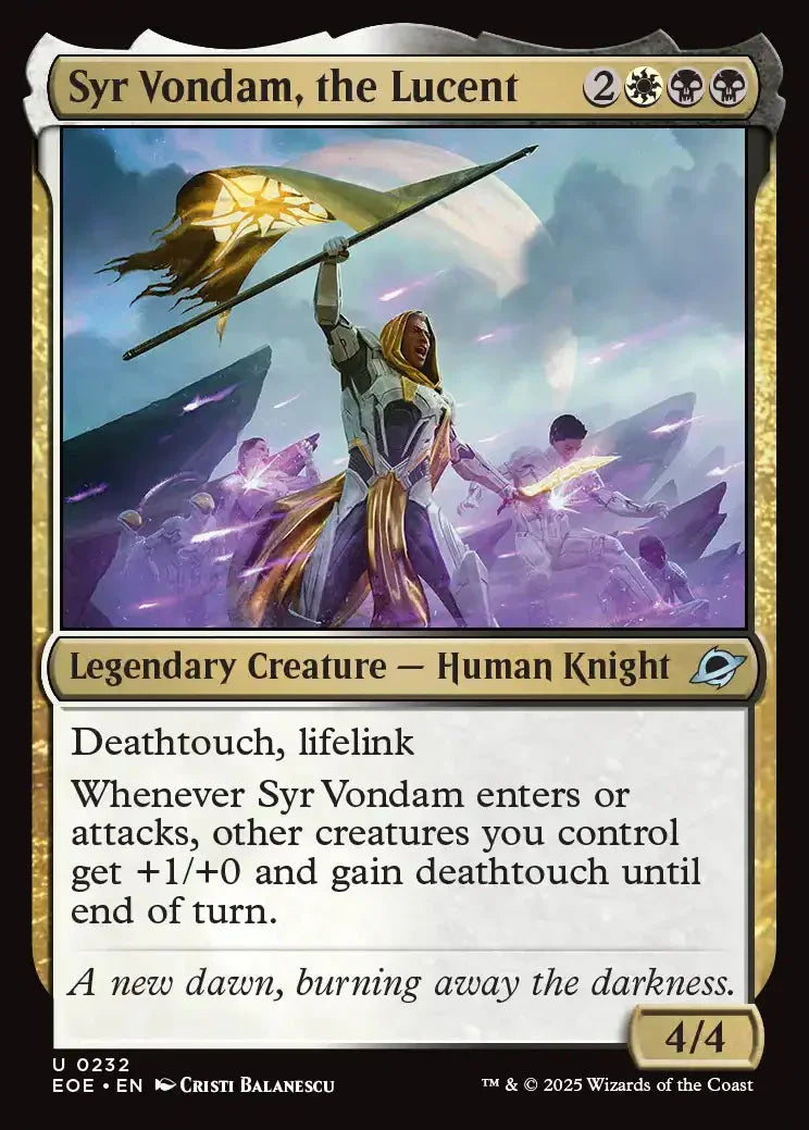 EOE 232 Syr Vondam, the Lucent U