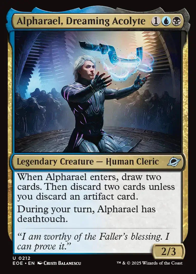 EOE 212 Alpharael, Dreaming Acolyte U