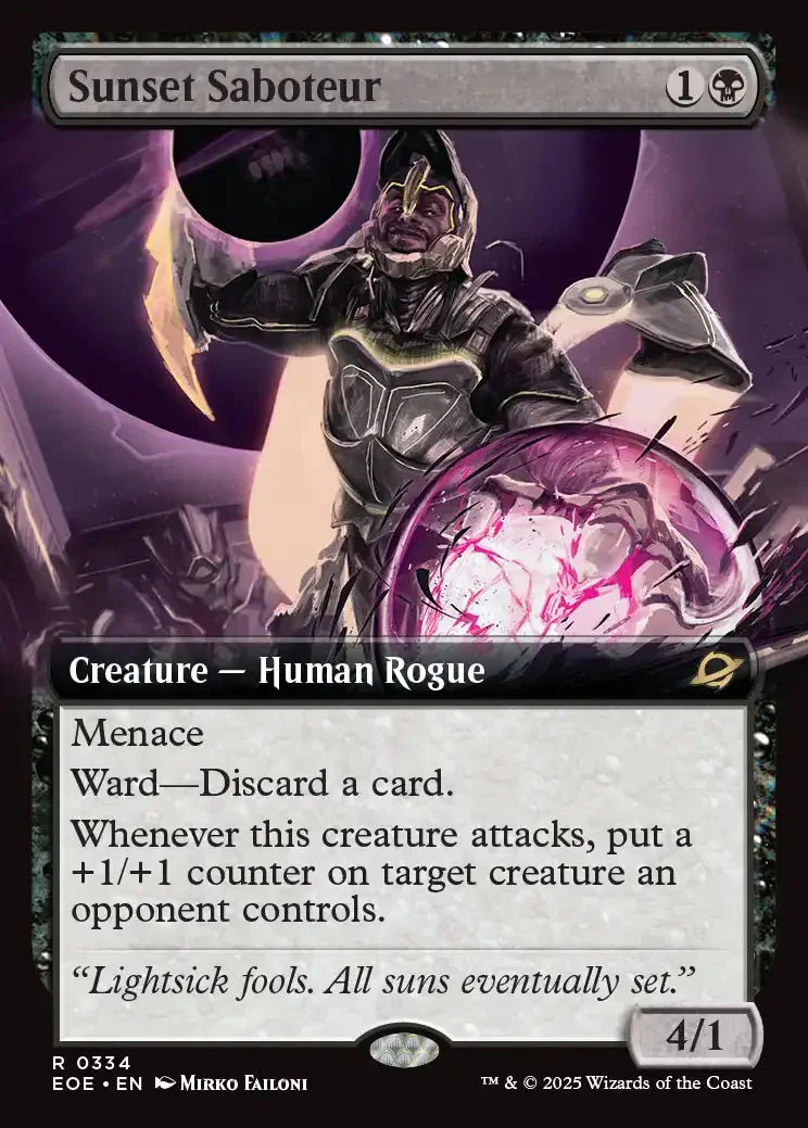 EOE 334 Sunset Saboteur (0334 - Extended Art) R