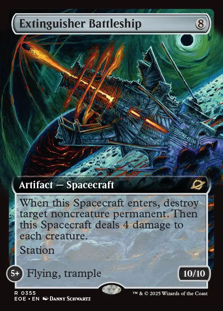 EOE 355 Extinguisher Battleship (0355 - Extended Art) R