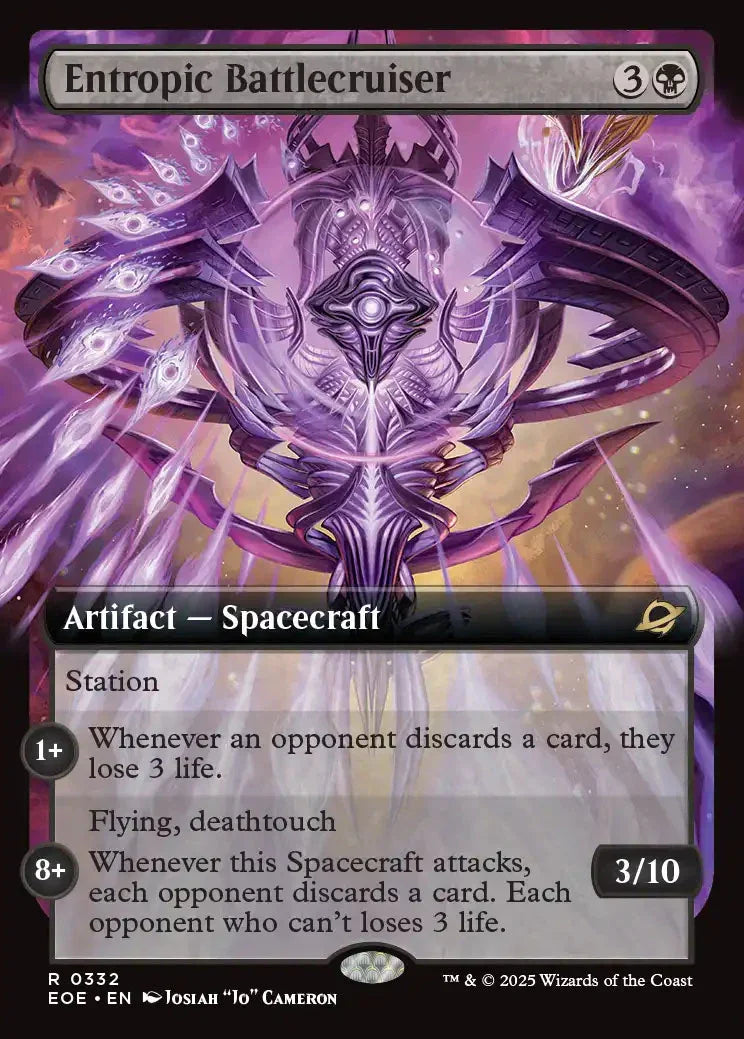 EOE 332 Entropic Battlecruiser (0332 - Extended Art) R