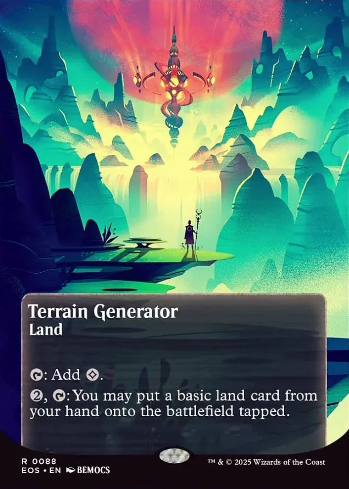 EOS 088 Terrain Generator (0088 - Borderless Poster) R