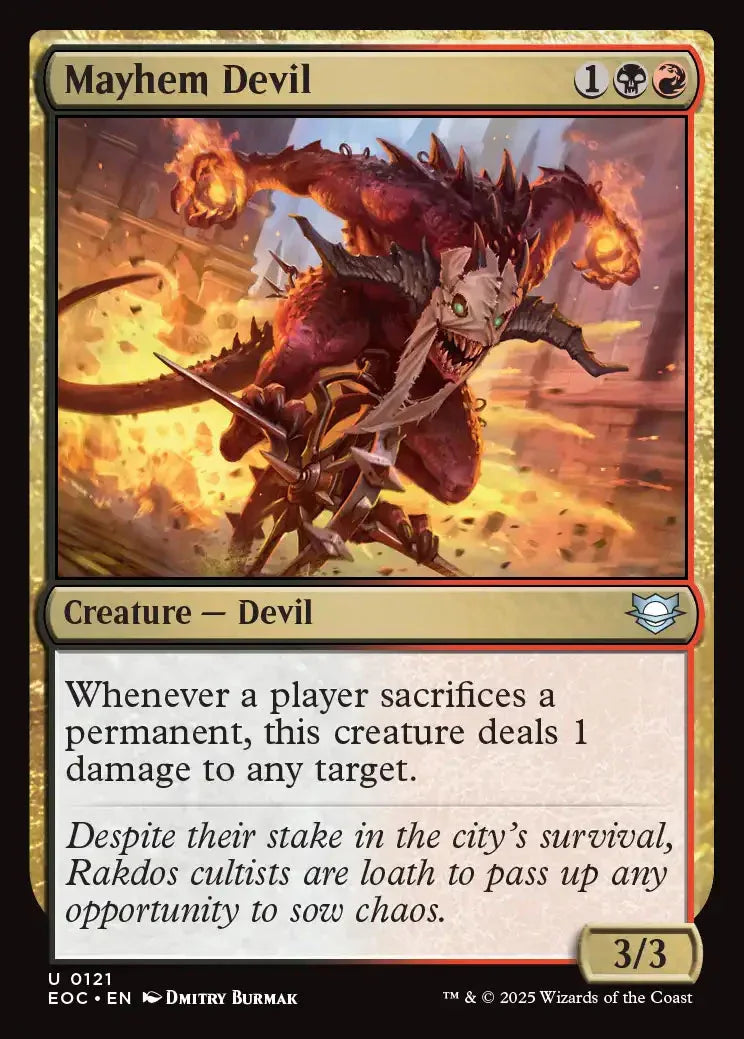 EOC 121 Mayhem Devil U