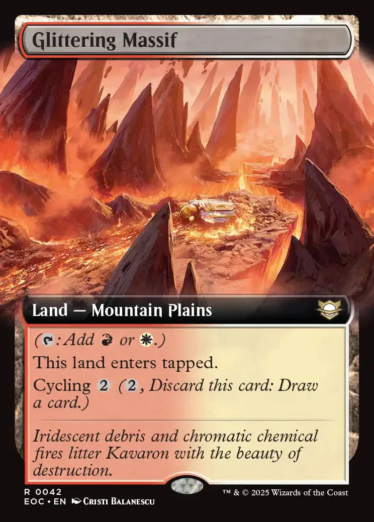 EOC 042 Glittering Massif (0042 - Extended Art) R