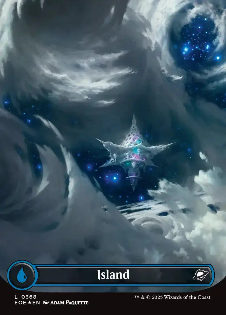 [Foil] EOE 368 Island (0368 - Galaxy Foil) L