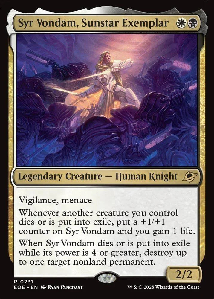 [Foil] EOE 231 Syr Vondam, Sunstar Exemplar R