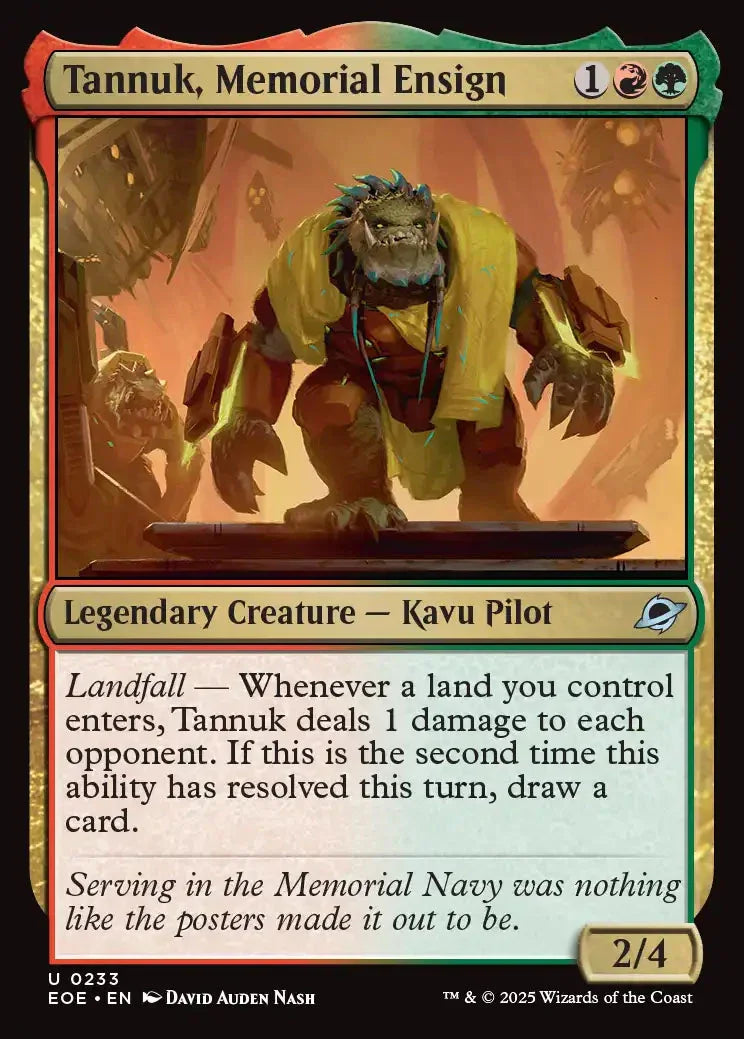 [Foil] EOE 233 Tannuk, Memorial Ensign U
