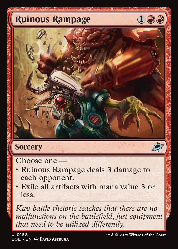 [Foil] EOE 158 Ruinous Rampage U