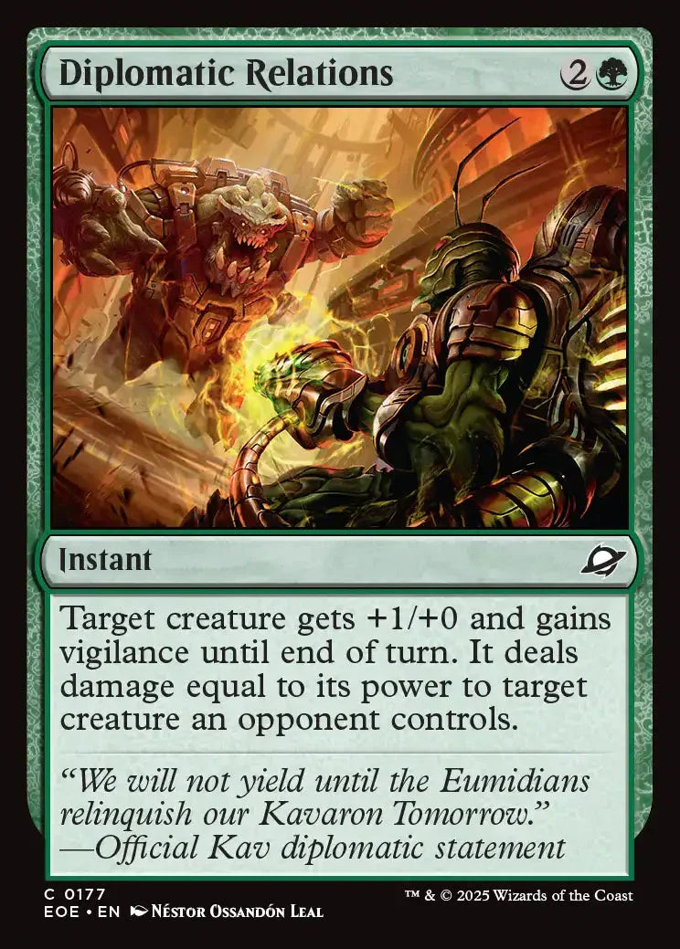 [Foil] EOE 177 Diplomatic Relations C