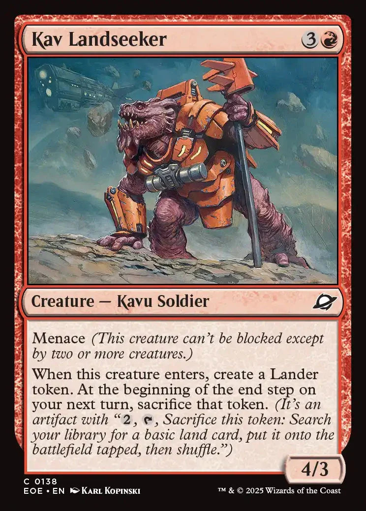 [Foil] EOE 138 Kav Landseeker C