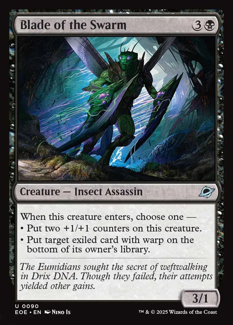 [Foil] EOE 090 Blade of the Swarm U