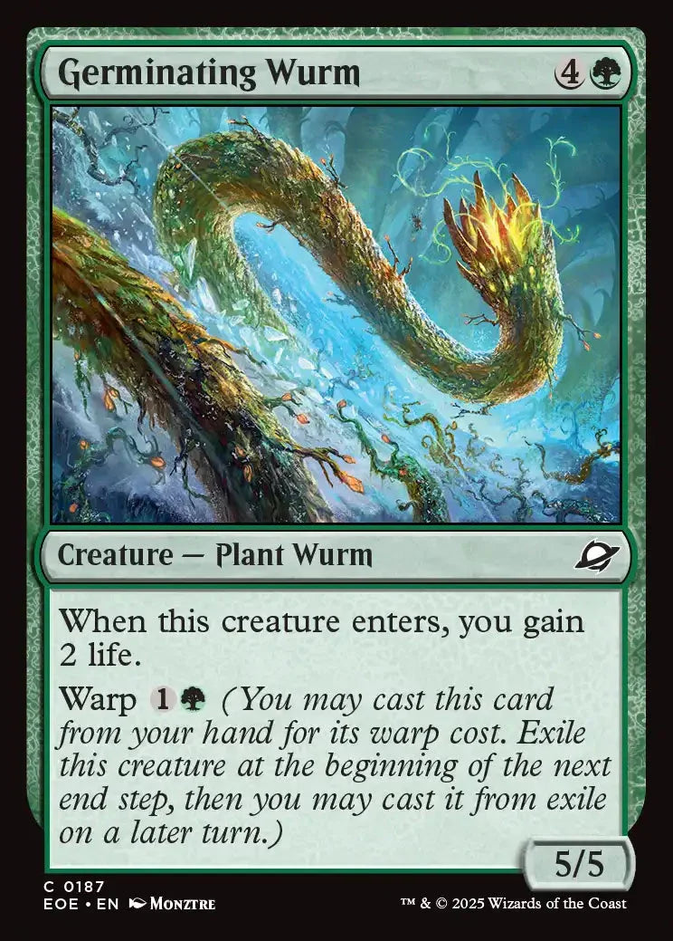 [Foil] EOE 187 Germinating Wurm C