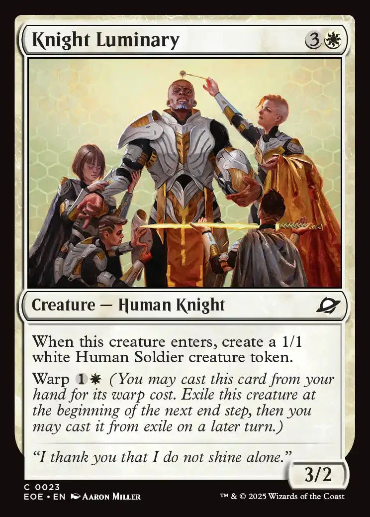 [Foil] EOE 023 Knight Luminary C