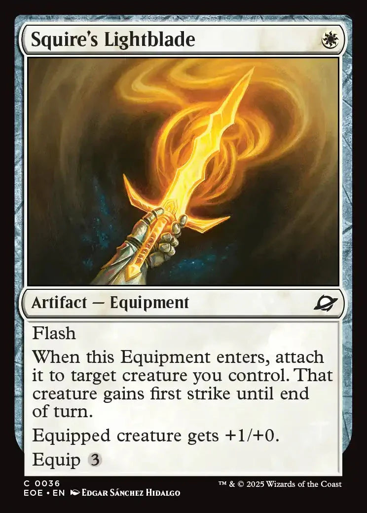 [Foil] EOE 036 Squire's Lightblade C