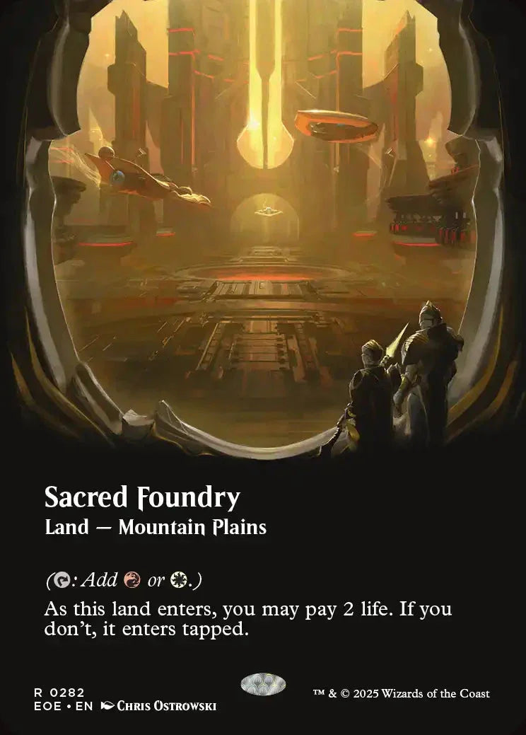 [Foil] EOE 282 Sacred Foundry (0282 - Borderless) R