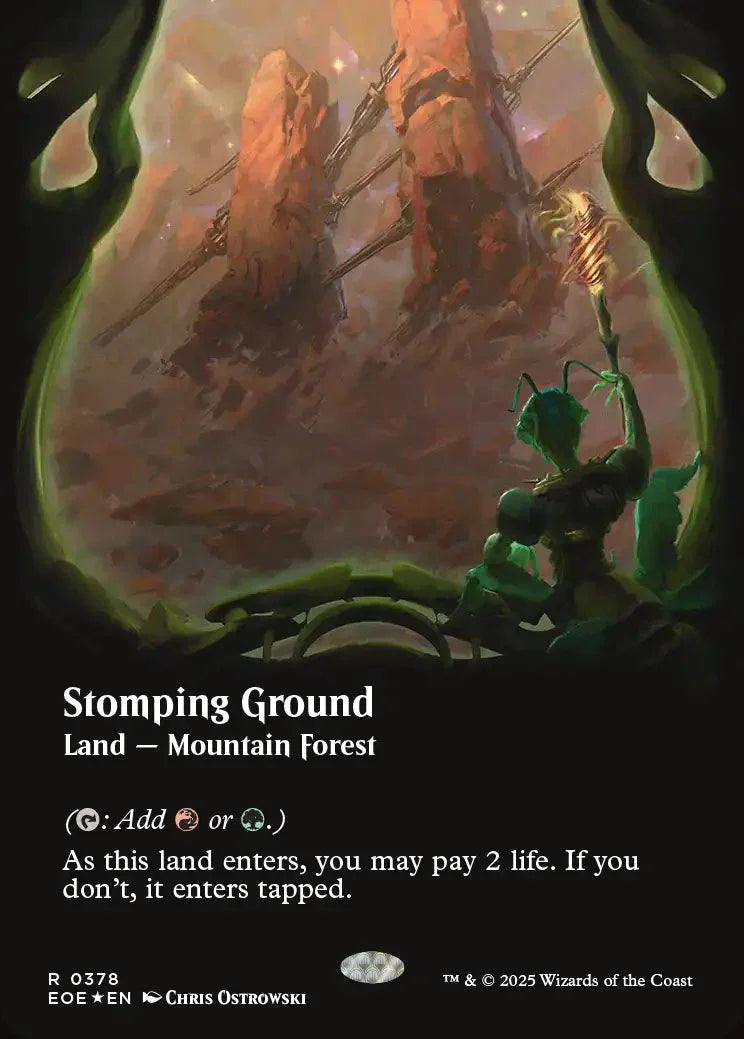 [Foil] EOE 378 Stomping Ground (0378 - Borderless Galaxy Foil) R