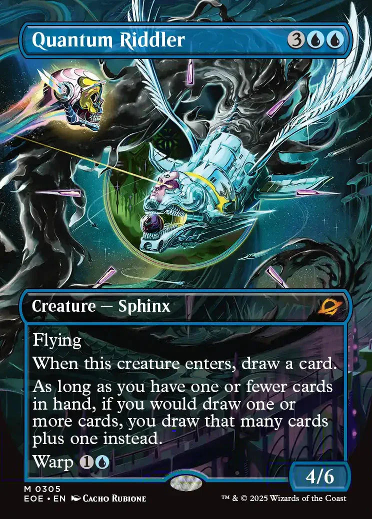 [Foil] EOE 305 Quantum Riddler (0305 - Borderless) M