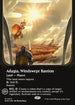 [Foil] EOE 372 Adagia, Windswept Bastion (0372 - Borderless Galaxy Foil) M