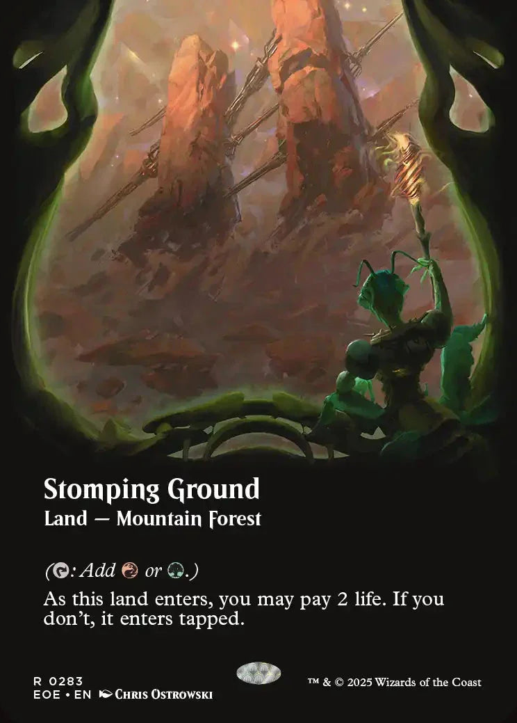 [Foil] EOE 283 Stomping Ground (0283 - Borderless) R