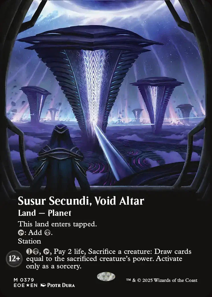 [Foil] EOE 379 Susur Secundi, Void Altar (0379 - Borderless Galaxy Foil) M