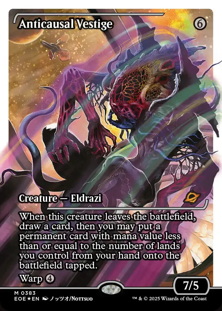 [Foil] EOE 383 Anticausal Vestige (0383 - Japan Showcase Fracture Foil) R