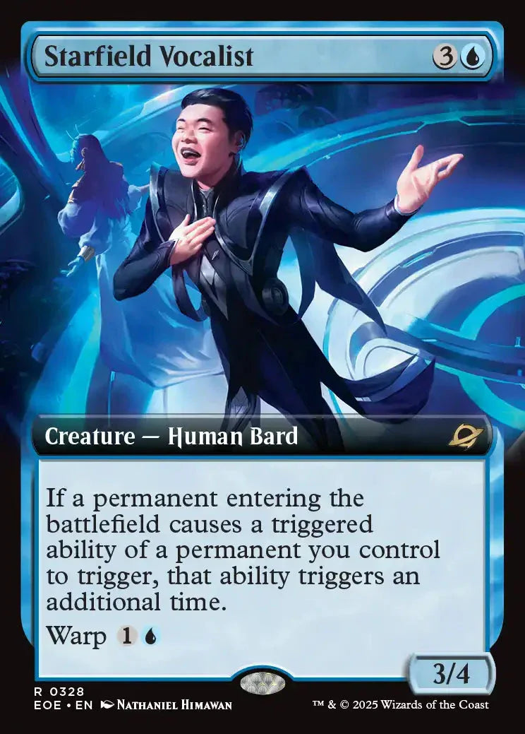 [Foil] EOE 328 Starfield Vocalist (0328 - Extended Art) R