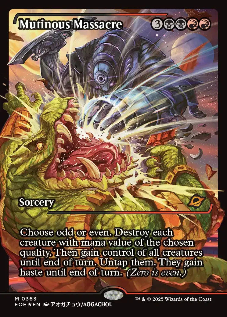 [Foil] EOE 363 Mutinous Massacre (0363 - Japan Showcase) R
