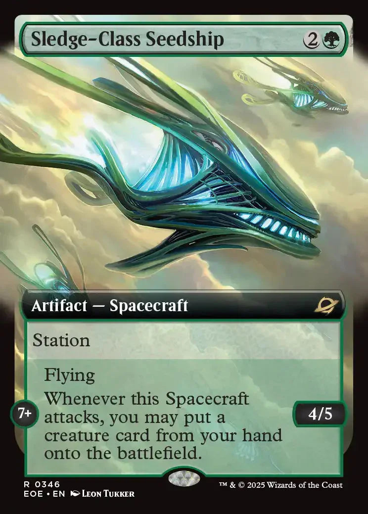 [Foil] EOE 346 Sledge-Class Seedship (0346 - Extended Art) R
