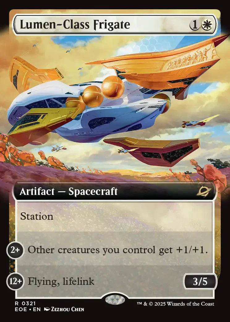 [Foil] EOE 321 Lumen-Class Frigate (0321 - Extended Art) R