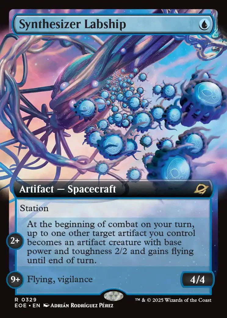 [Foil] EOE 329 Synthesizer Labship (0329 - Extended Art) R