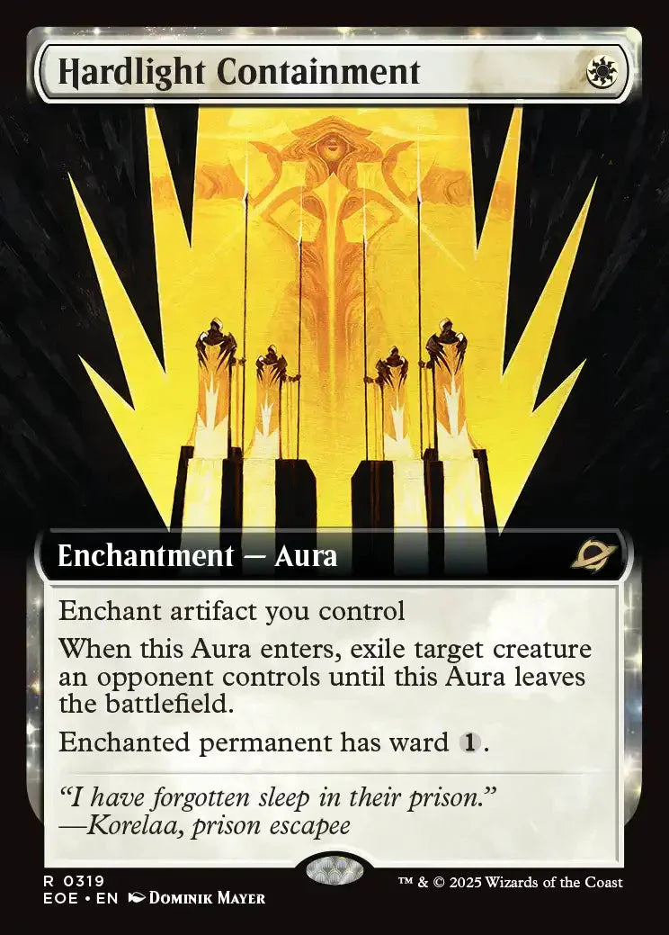 [Foil] EOE 319 Hardlight Containment (0319 - Extended Art) R