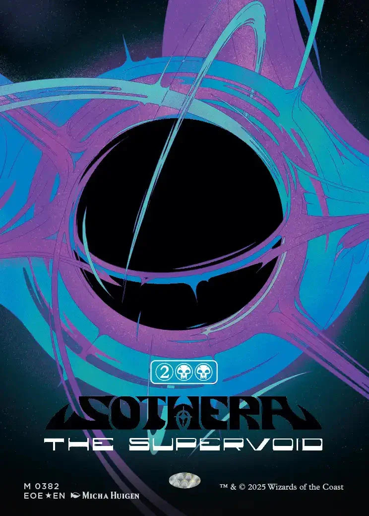 [Foil] EOE 382 Sothera, the Supervoid (0382 - Textless Singularity Foil) M