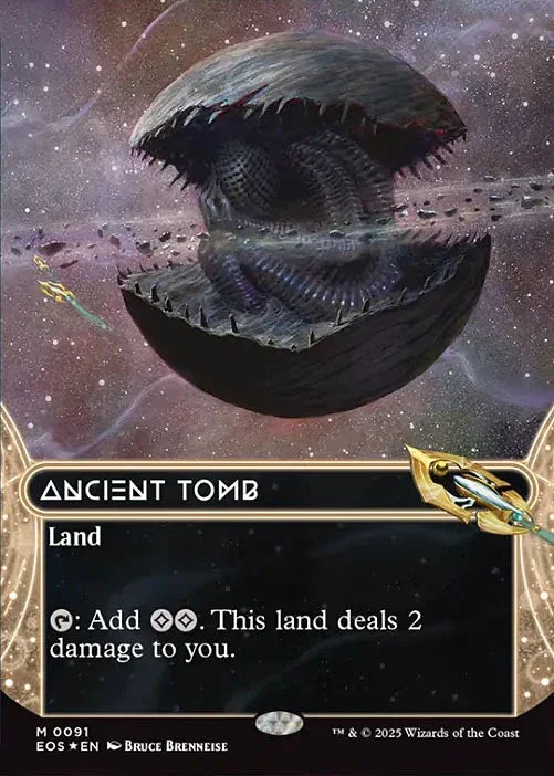 [Foil] EOS 091 Ancient Tomb (0091 - Borderless Galaxy Foil) M