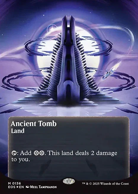 [Foil] EOS 136 Ancient Tomb (0136 - Borderless Poster Galaxy Foil) M
