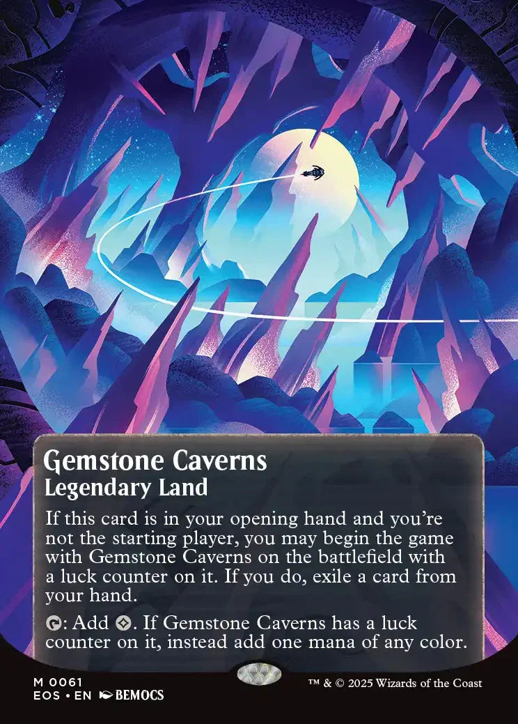 [Foil] EOS 061 Gemstone Caverns (0061 - Borderless Poster) M