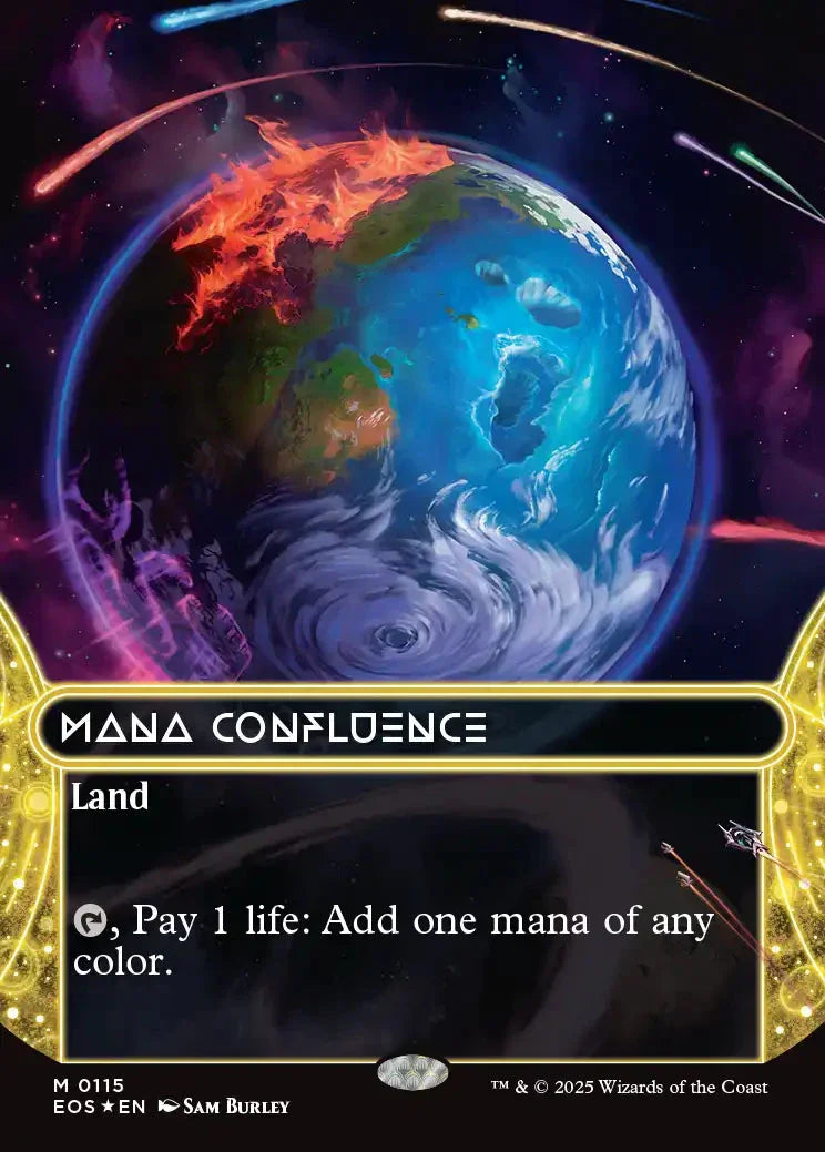 [Foil] EOS 115 Mana Confluence (0115 - Borderless Galaxy Foil) M