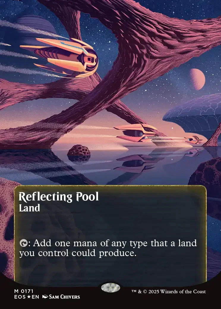 [Foil] EOS 171 Reflecting Pool (0171 - Borderless Poster Galaxy Foil) M