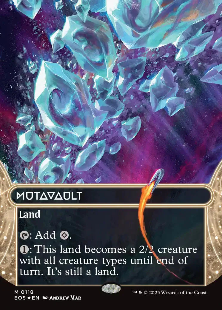 [Foil] EOS 118 Mutavault (0118 - Borderless Galaxy Foil) M