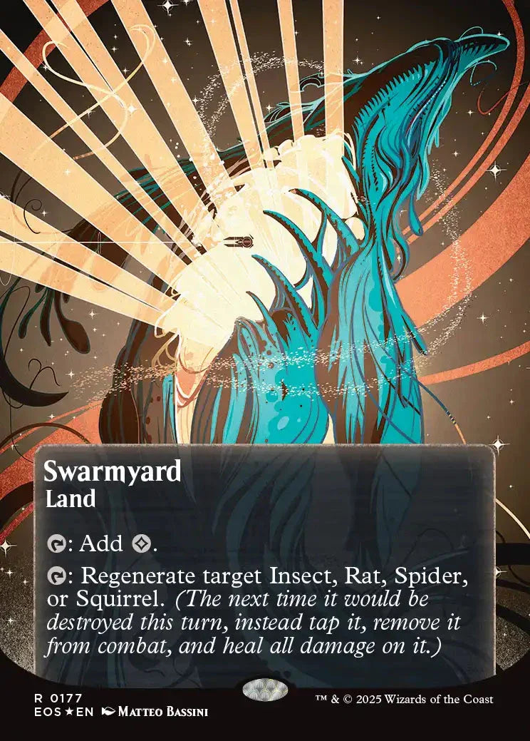 [Foil] EOS 177 Swarmyard (0177 - Borderless Poster Galaxy Foil) R