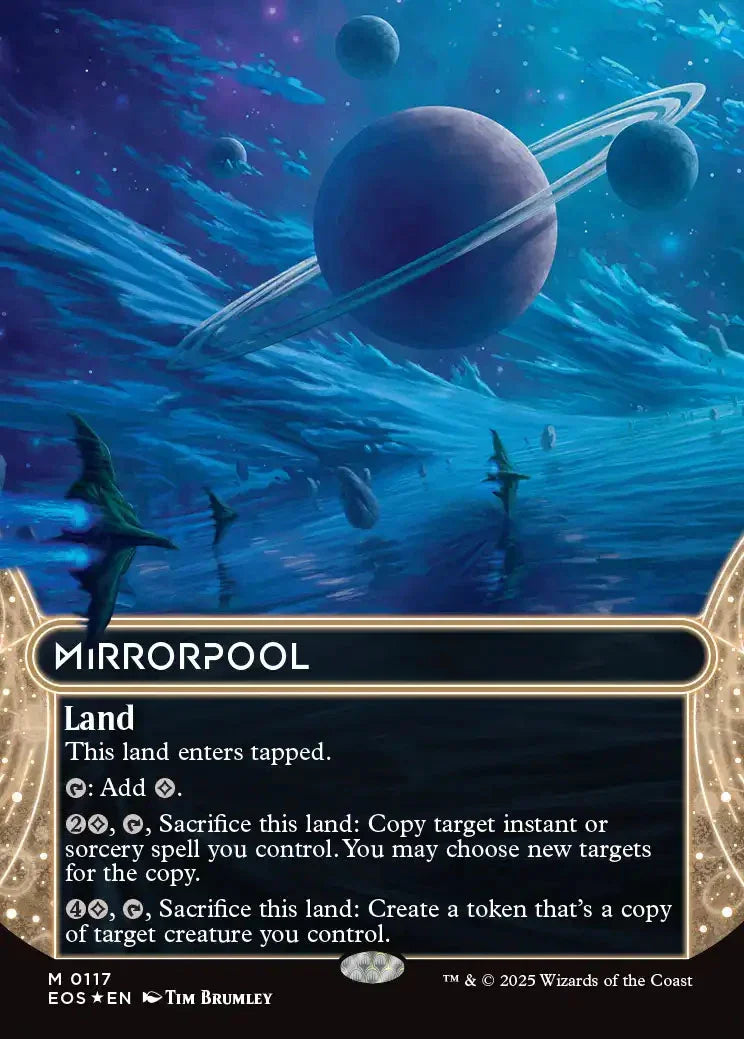 [Foil] EOS 117 Mirrorpool (0117 - Borderless Galaxy Foil) M