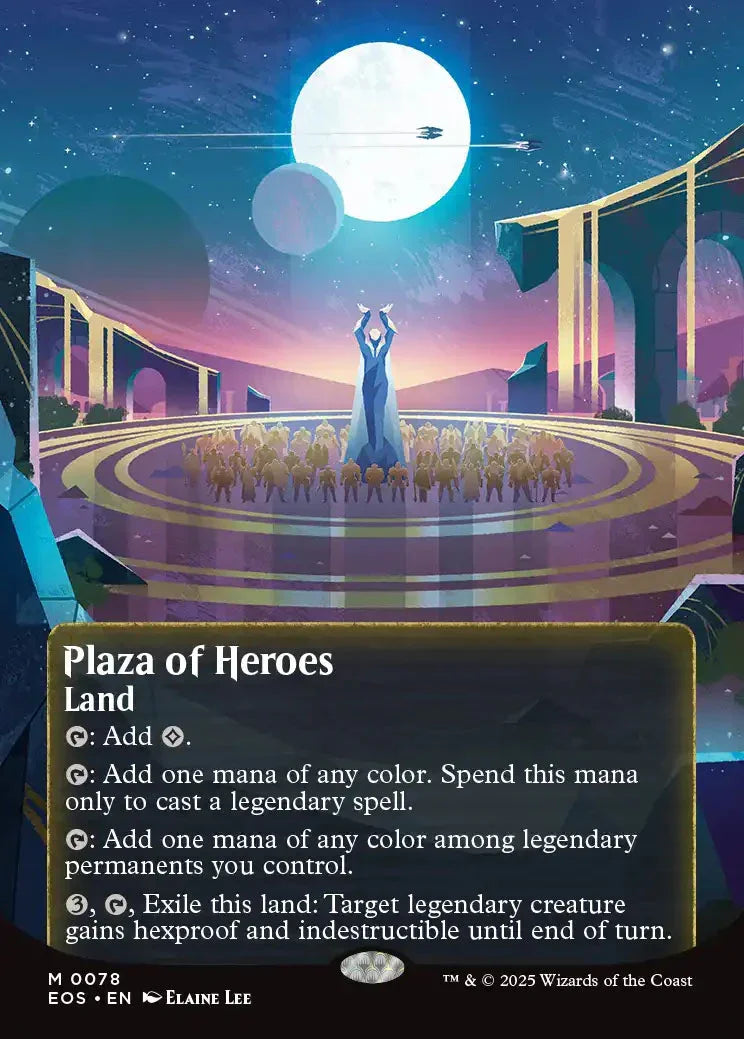 [Foil] EOS 078 Plaza of Heroes (0078 - Borderless Poster) M